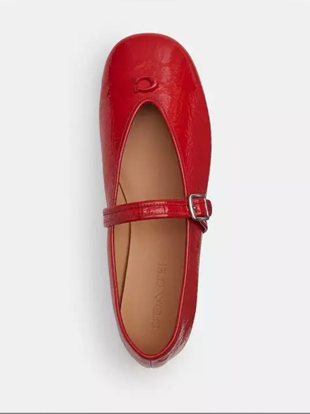 Coach Sculpted C Mary Jane Flats Size 11 New